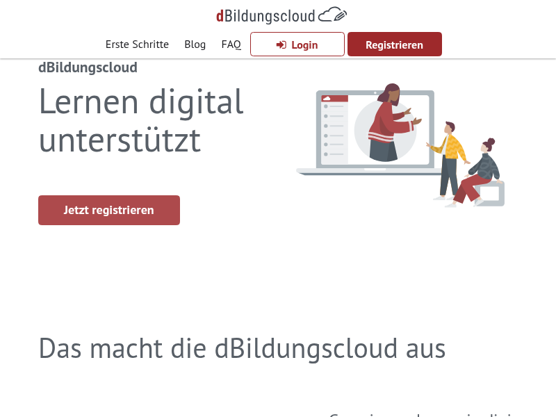 Registrieren - dBildungscloud