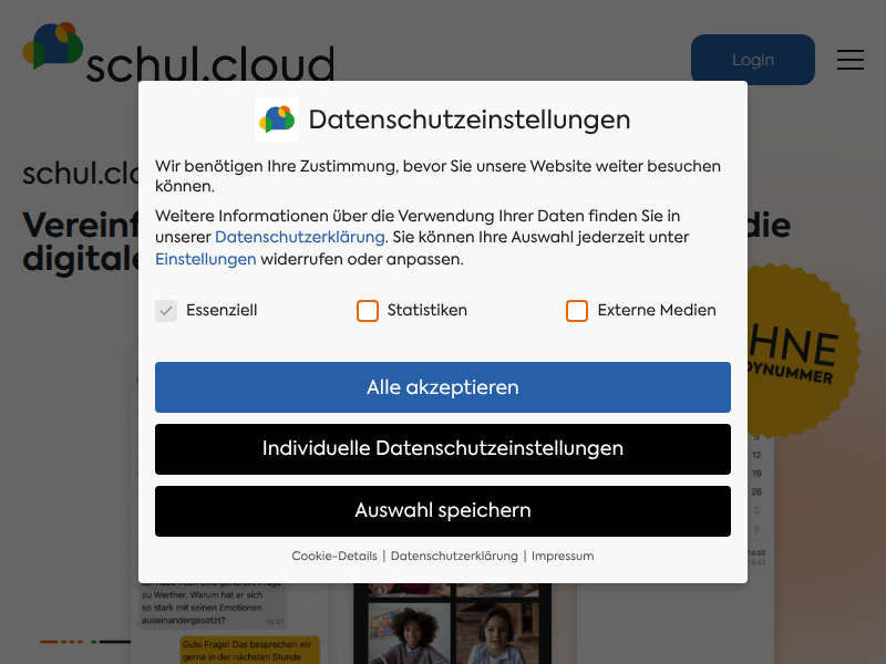 schul.cloud - Verbindet Wissen – Gestaltet Zukunft.