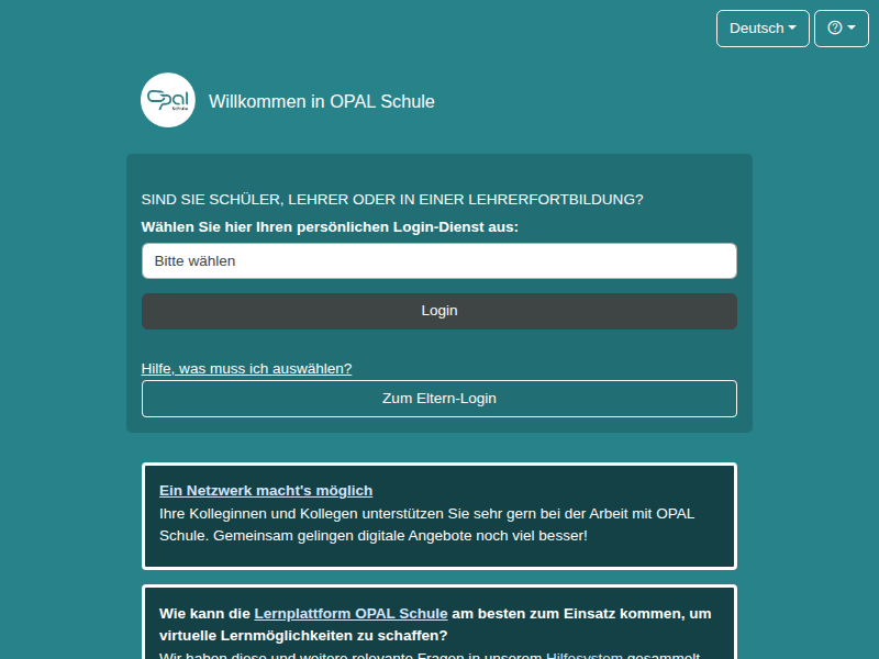 digitaler Werkzeugkasten - OPAL Schule