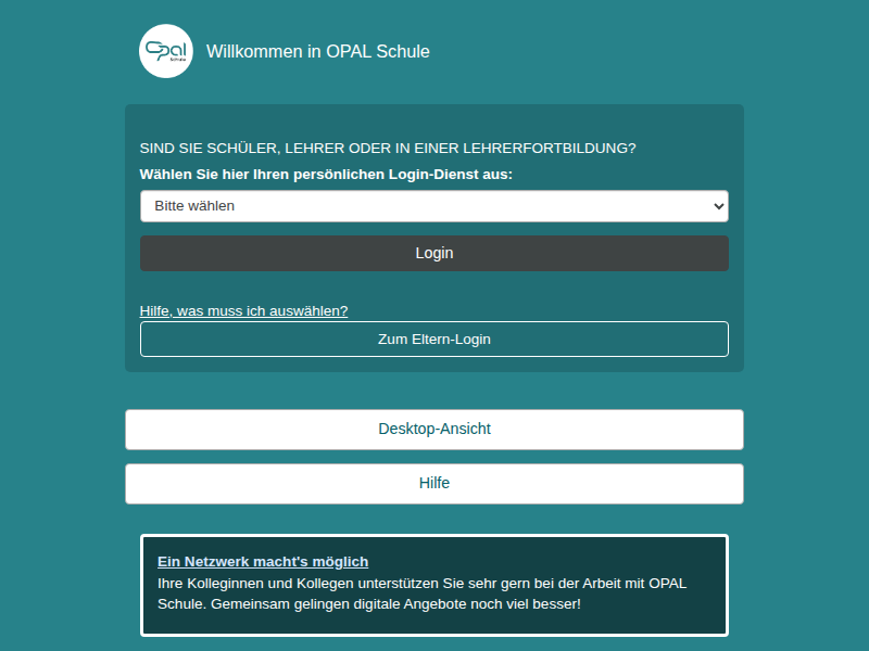digitaler Werkzeugkasten - OPAL Schule