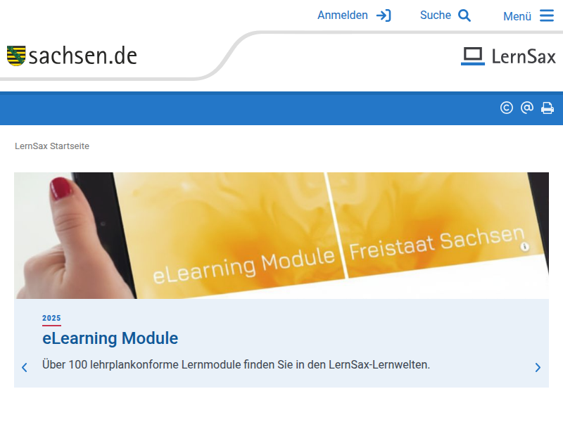 LernSax - Datenschutzerklärung