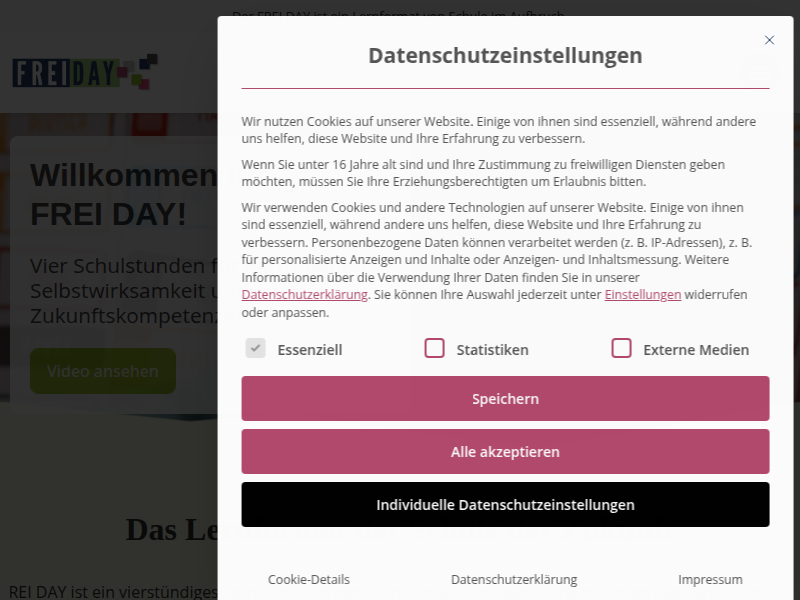 Der FREI DAY - Das Buch - FREI DAY
