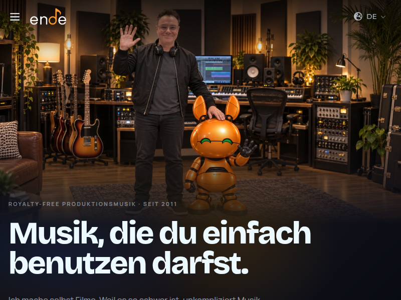 Documentary Music Vol. 2 — Album mit kostenloser Royalty-Free Musik | ENDE.APP