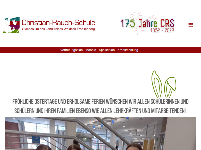 Die CRS wird 175! – Christian-Rauch-Schule