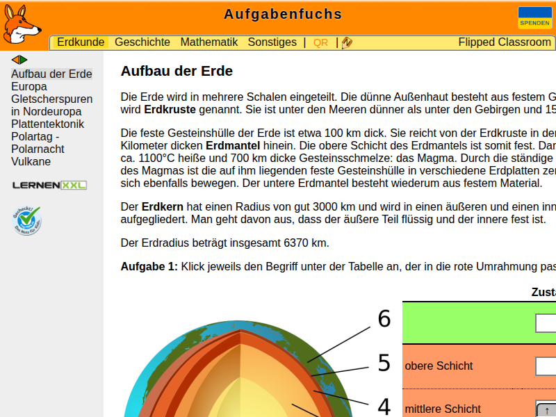 Aufgabenfuchs: Ähnliche Figuren