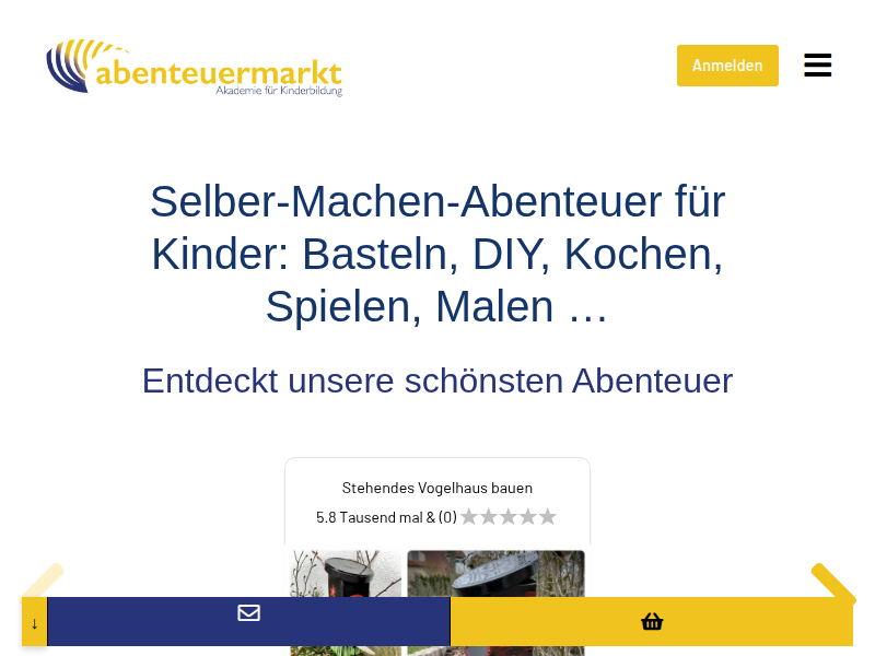Abenteuer-Markt finanziell unterstützen | Abenteuer-Markt