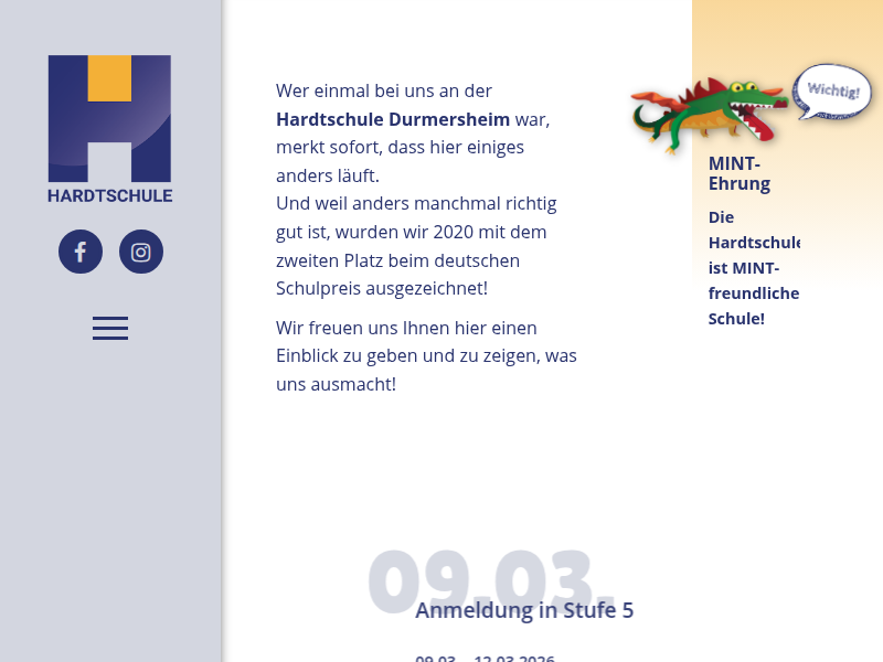 Unsere Social-Media-Auftritte | Hardtschule Durmersheim