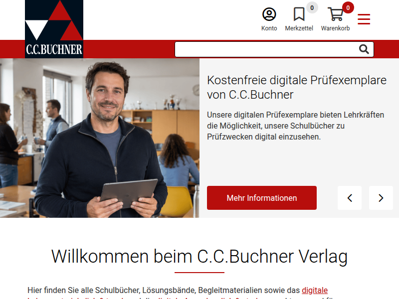 Pilotprojekt: Innovatives E-Book für den digitalen Unterricht | C.C. Buchner Verlag