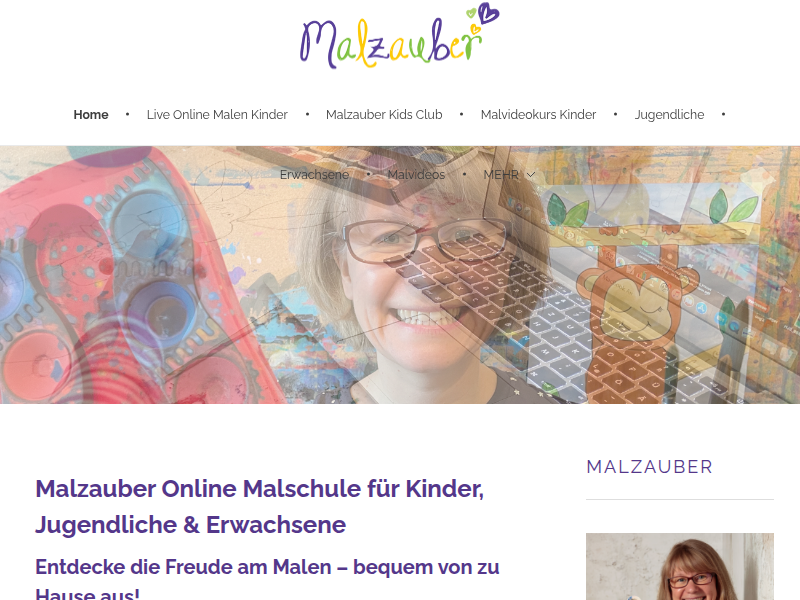 Wer ist Malzauber? | Malzauber Online Malschule für Kinder, Jugendliche & Erwachsene