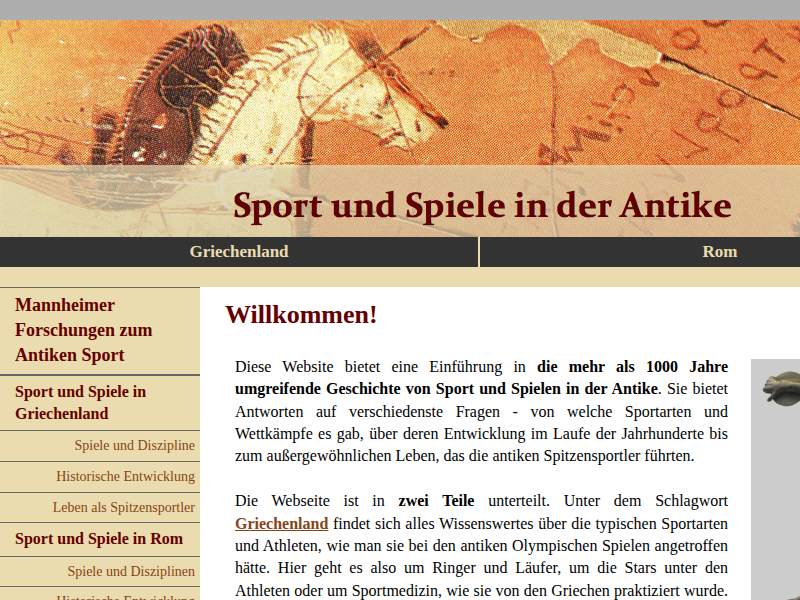 Sport und Spiele in der Antike