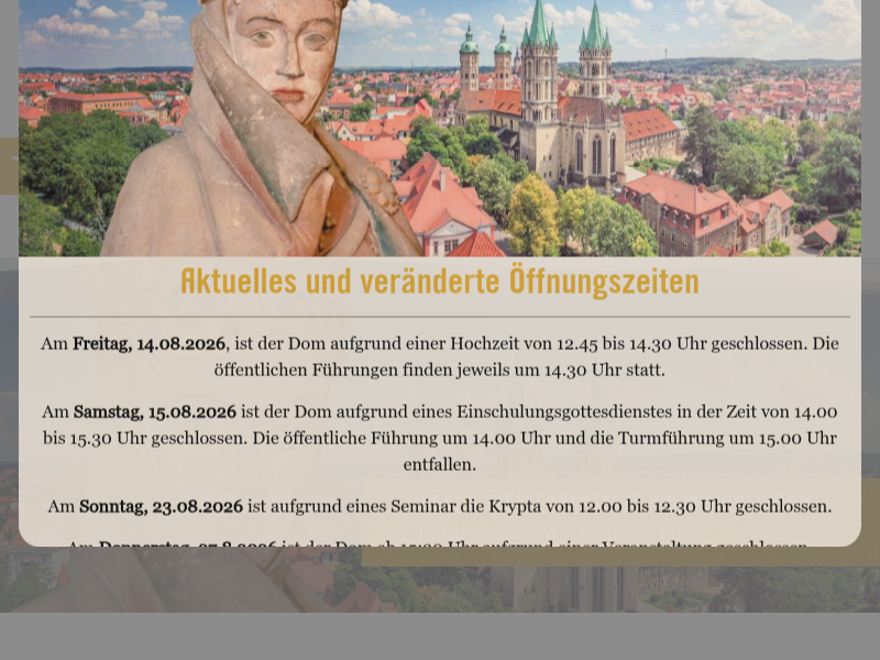 Motette im Naumburger Dom - Naumburger Dom