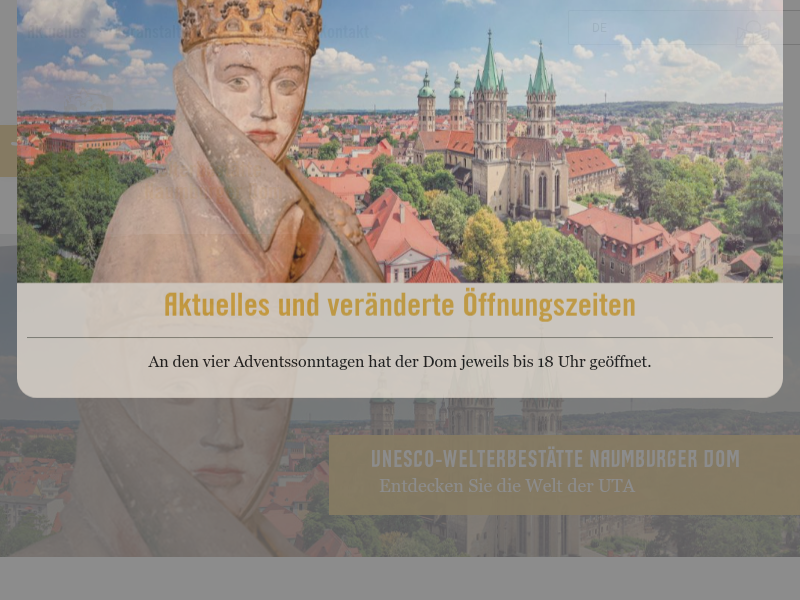 „Naumburger Meister Markt“ Kunsthandwerkermarkt - Naumburger Dom