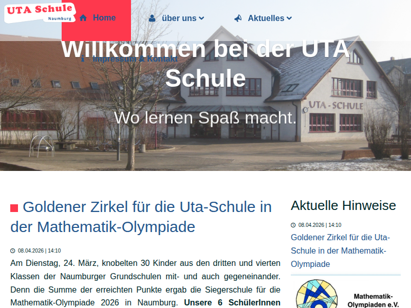 Willkommen im Schuljahr 2024_25 - UTA Schule Naumburg