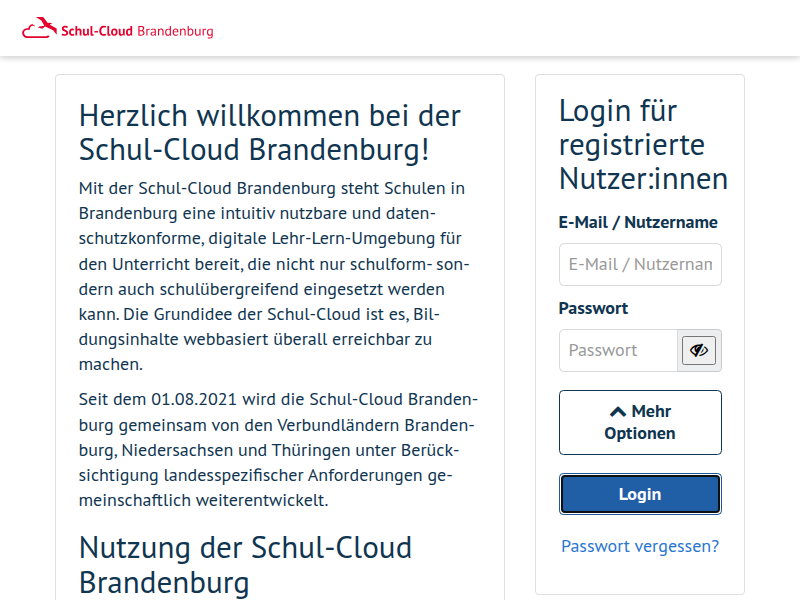 Schul-Cloud Brandenburg