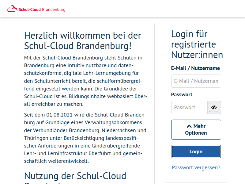 Schul-Cloud Brandenburg