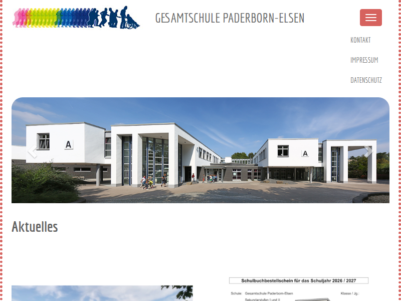 Gesamtschule Paderborn-Elsen Detailansicht