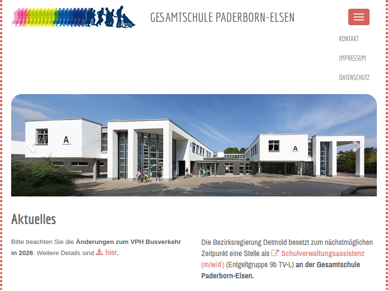 Gesamtschule Paderborn-Elsen Detailansicht