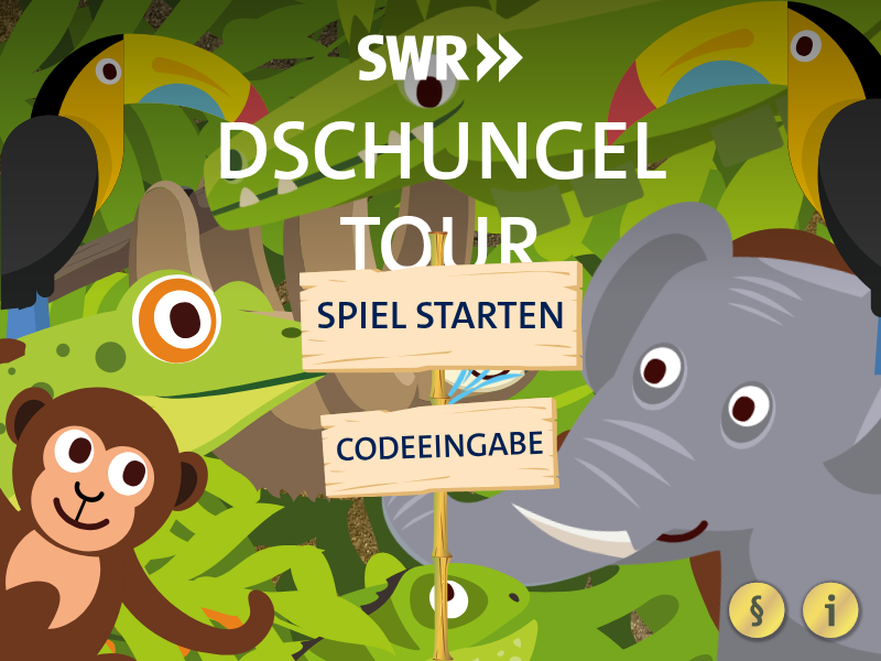 SWR Dschungeltour Online - Datenschutz