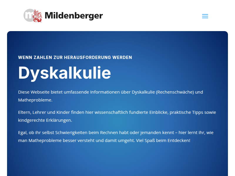 Dyskalkulie im Netz – Unterstützung und Lösungen bei Rechenschwäche