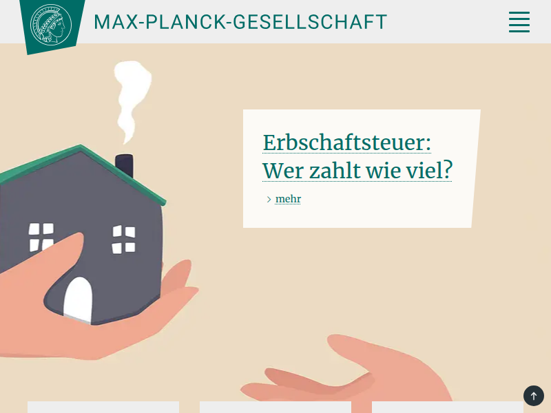 Max-Planck-Projekte mit ERC-Förderung