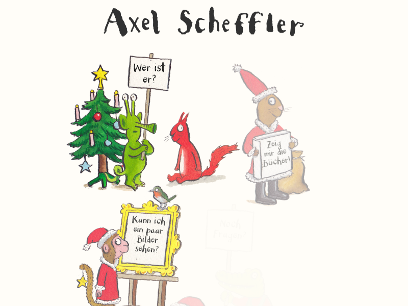Axel Schefflers offizielle Webseite | Pipi, der kleine rosarote Affe
