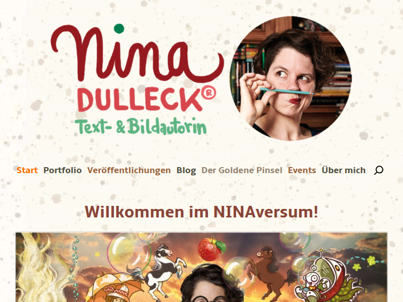 Die Briefmarke zur Bestsellerreihe! - Nina Dulleck® - Text- und Bildautorin