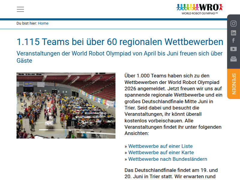 WRO Wettbewerbe 2022 - Wahlstedt