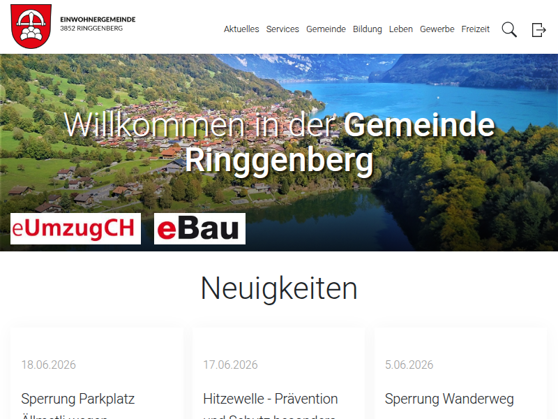Ringgenberg - Abfallentsorgung / Kunststoffsammlung