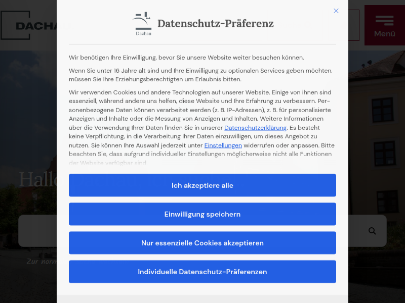 Datenschutz - Große Kreisstadt Dachau