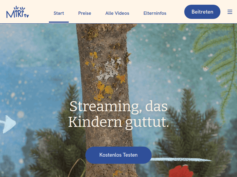 Homepage- Die pädagogisch wertvolle Streamingplattform