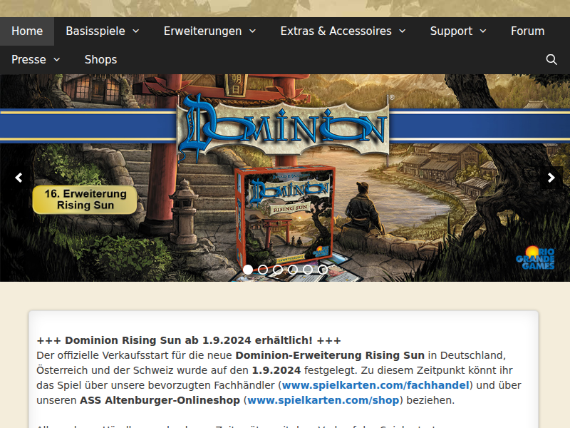 Promokarten – Dominion Welt