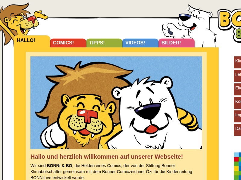 BONNi & BO - Die Kinderseite der Bonner Klimabotschafter