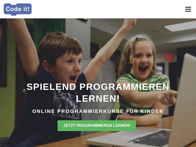 Wie Ihr Kinder für das Programmieren begeistert und dafür sogar noch Geld bekommt - Code it!