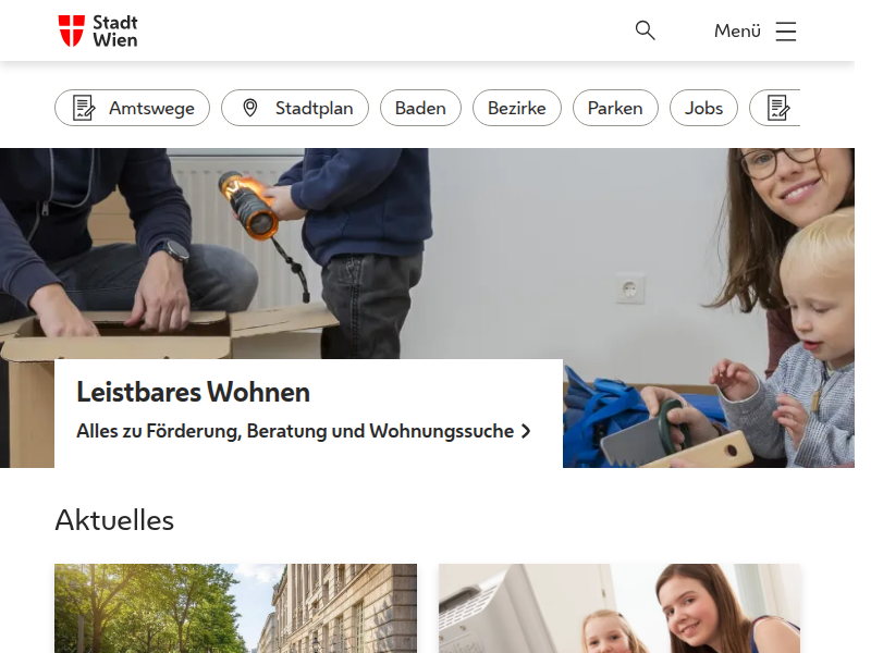 Beerdigung auf Kosten der Stadt Wien - Meldung