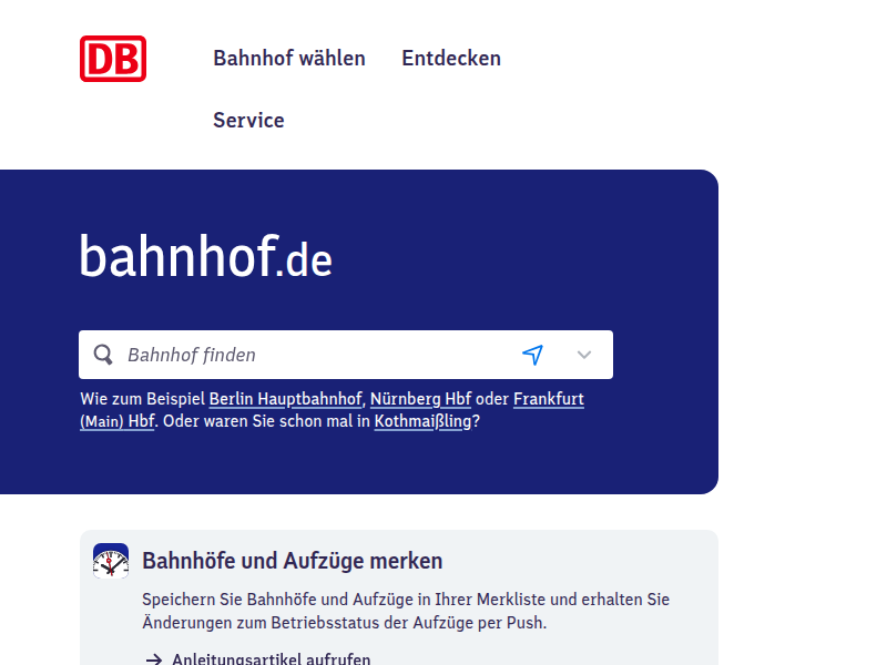 Fahrpläne – Bahnhof Bretten-Rechberg