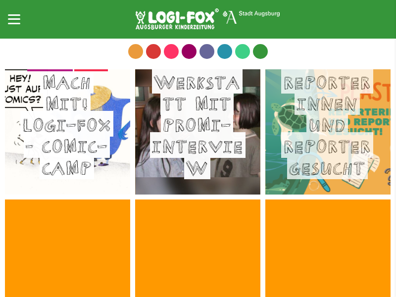 Mach mit! LOGI-FOX – Camp: Schreibwerkstatt mit Promi-Interview – Logi-Fox
