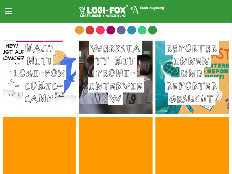 Mach mit! LOGI-FOX – Camp: Schreibwerkstatt mit Promi-Interview – Logi-Fox