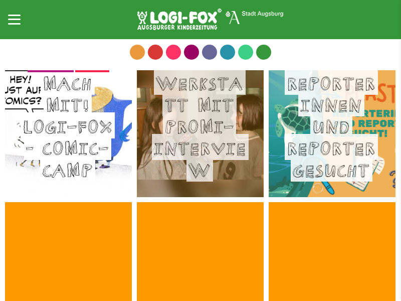 Mach mit! LOGI-FOX – Camp: Schreibwerkstatt mit Promi-Interview – Logi-Fox