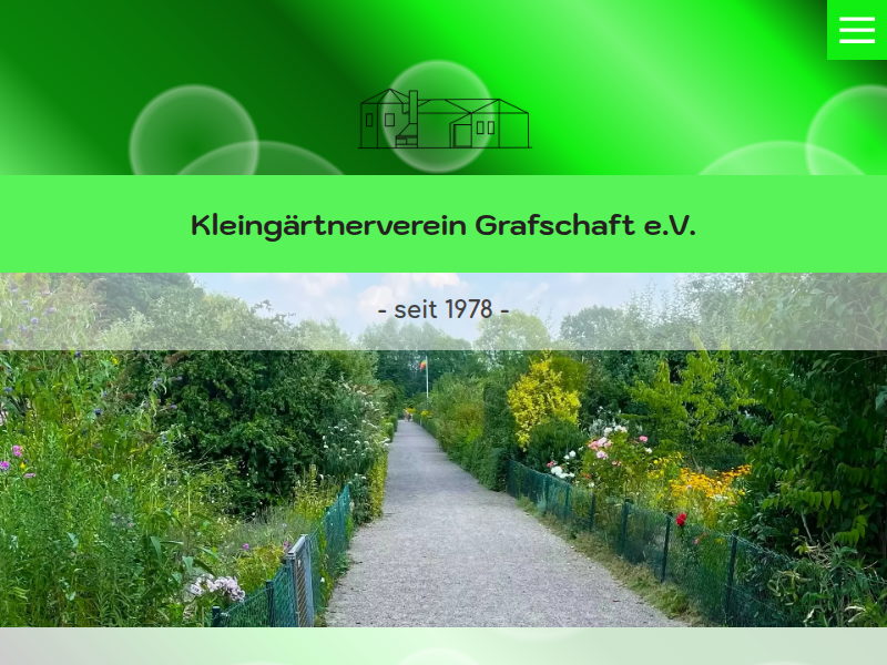 Kleingärtnerverein Grafschaft e.V. seit 1978 - Impressum