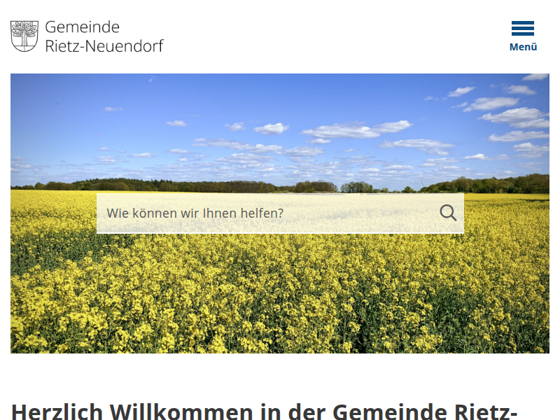 Steuern & Abgaben / Gemeinde Rietz-Neuendorf