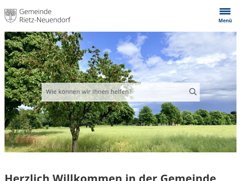 Sonderschule Aufnahme / Gemeinde Rietz-Neuendorf