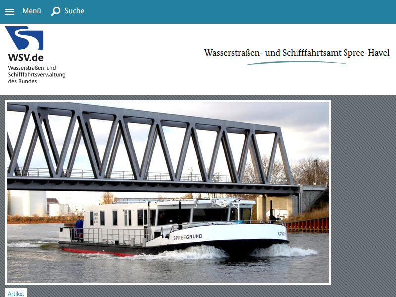 WSA Spree-Havel - Homepage - Untere Havel-Wasserstraße