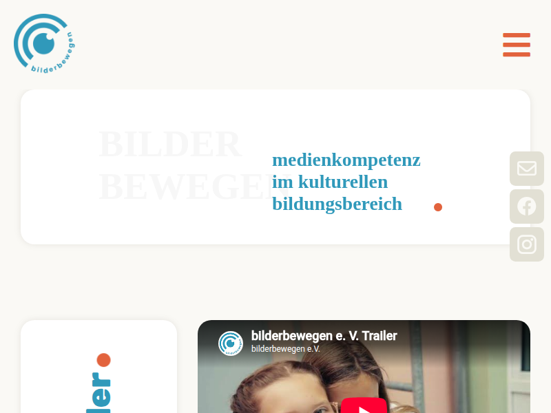 Kinder machen Kurzfilm! - bilderbewegen e.V.