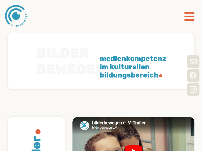 Ein blinder Fleck - Ein tiefer Blick - bilderbewegen e.V.