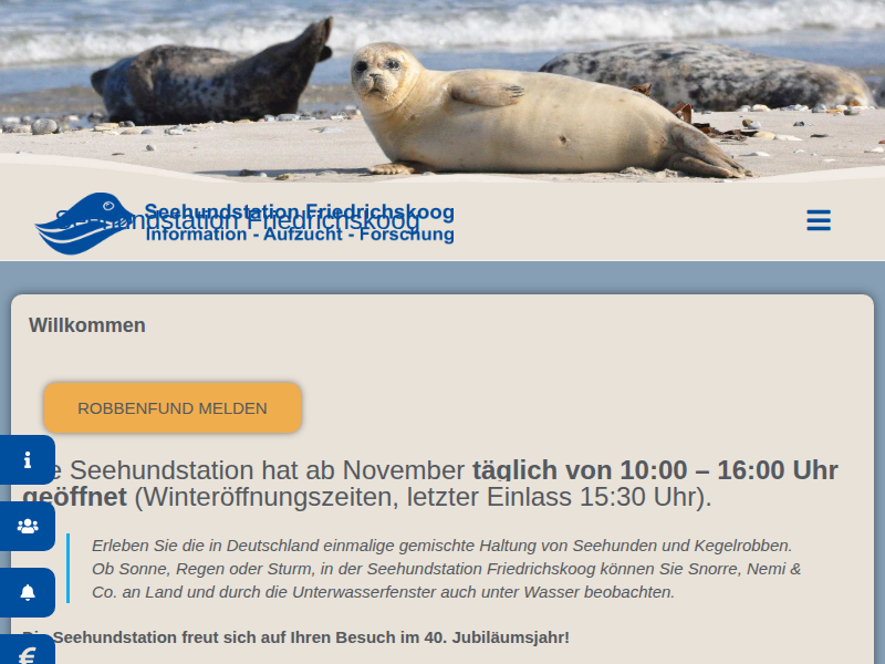 Projekt Telemetrie — Seehundstation Friedrichskoog