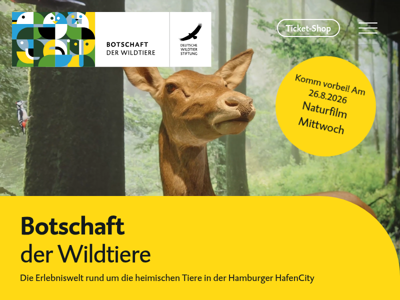 Botschaft der Wildtiere | Startseite