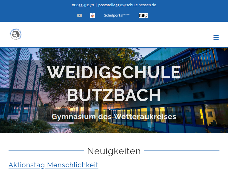 Bunte Vielfalt – Homepage der Weidigschule Butzbach