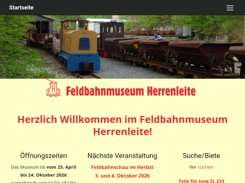 Juni 2007 – Feldbahnmuseum Herrenleite