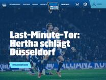 Einlaufen gegen Neapel | Hertha BSC