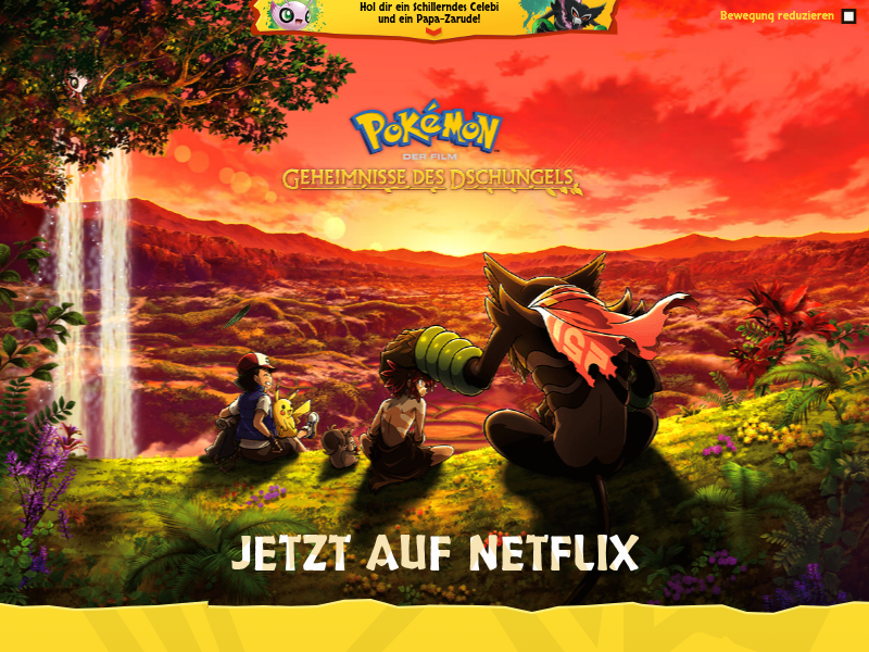 La película Pokémon Los secretos de la selva